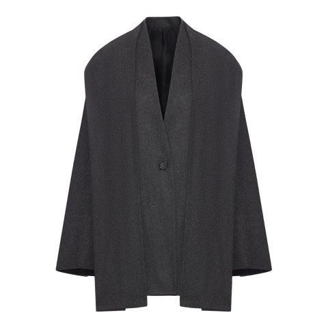 羊毛混纺围巾西装夹克