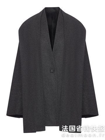 Toteme羊毛混纺围巾西装夹克