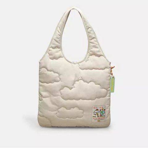 Coachtopia Loop Flat Tote with Cloud Quilting