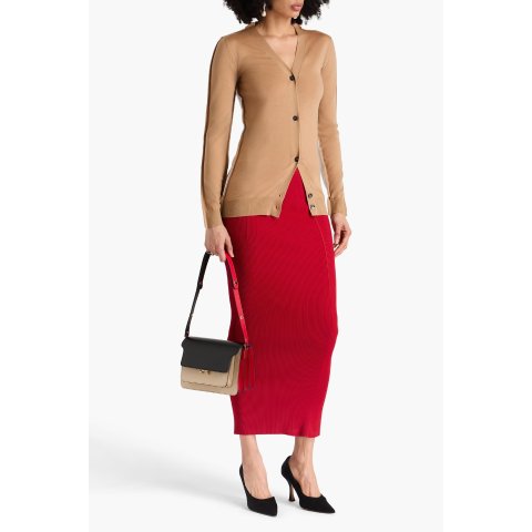 Marni Two-tone 羊毛开衫长袖