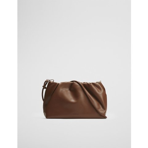 Gathered 大号手拿包 棕色