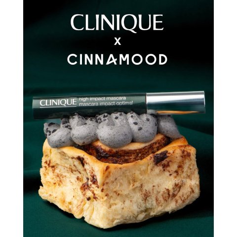 Clinique吃肉桂卷得免费睫毛膏！