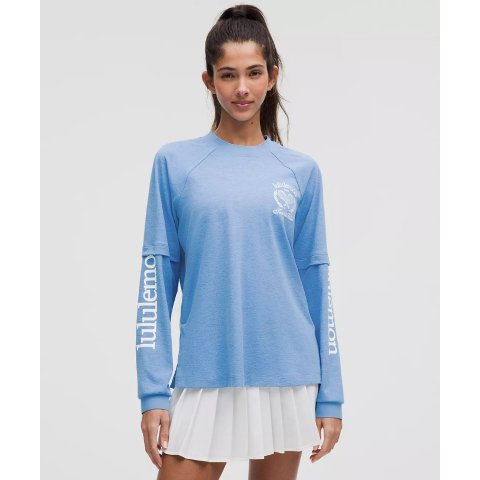 Tennis Club 长袖T恤 拼接款