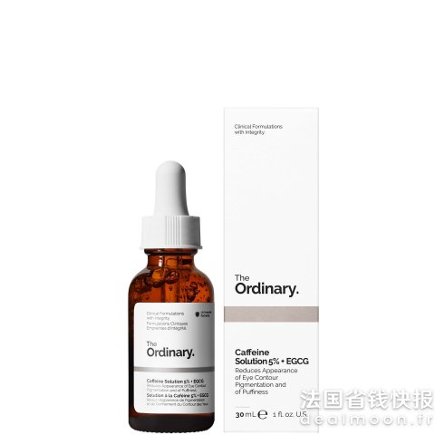 The Ordinary消除水肿神器！火了很久啦！咖啡因精华 30ml