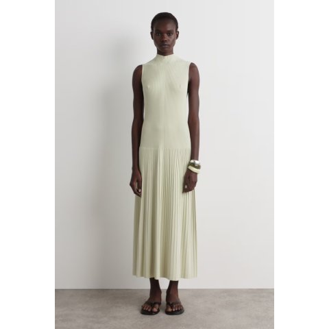 COS高领褶饰长裙