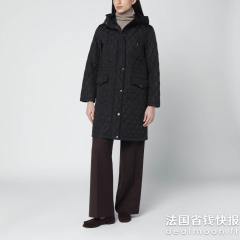 Burberry黑色尼龙棉服