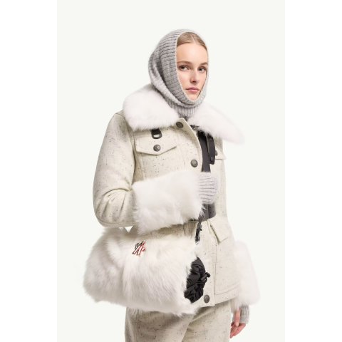 MonclerShearling Handwarmer Pouch