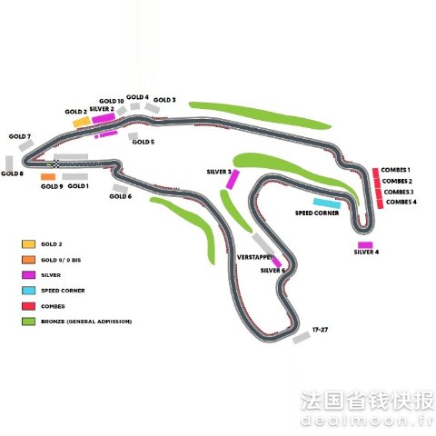3日通票（7.17-7.19）F1 比利时大奖赛