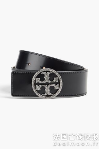 Tory Burch水晶装饰皮带