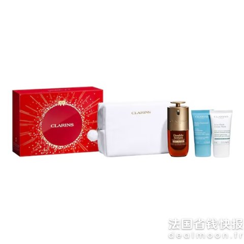 Clarins价值€139.4！黄金双萃精华30ml礼盒