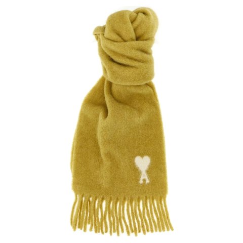 AMI Paris 流苏标志围巾