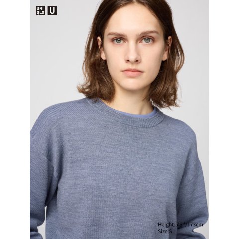 圆领针织衫 双面女士