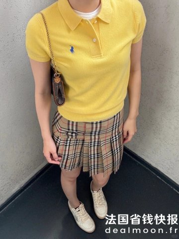 Polo Ralph Lauren看了心情都会变好@Migoriri 黄色棉Polo衫