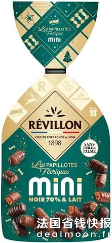 黑巧&牛奶巧克力Révillon 混合装mini巧克力 300g