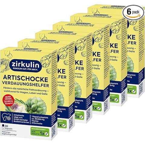 zirkulin6折！能吃6个月，180粒Zirkulin 洋蓟胶囊 180粒 高浓度