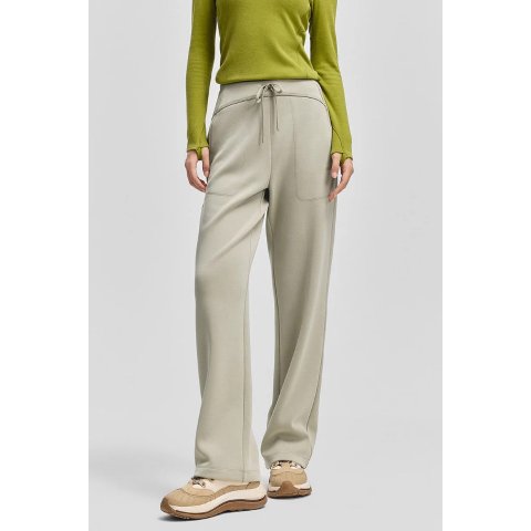 WarmFlex 女士高弹抓绒直筒裤