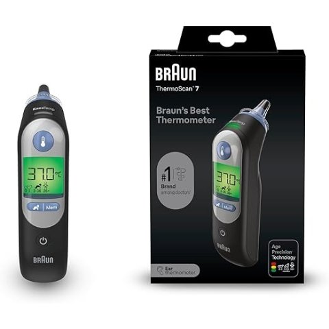 BraunBraun ThermoScan 7 耳温计 数字显示