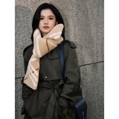 BurberryLong Wool Trench Coat