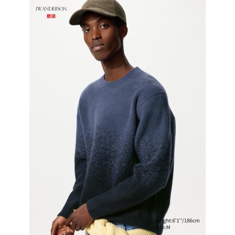 UNIQLO 渐变圆领毛衣