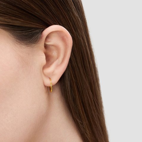 999.9黄金耳环 一对