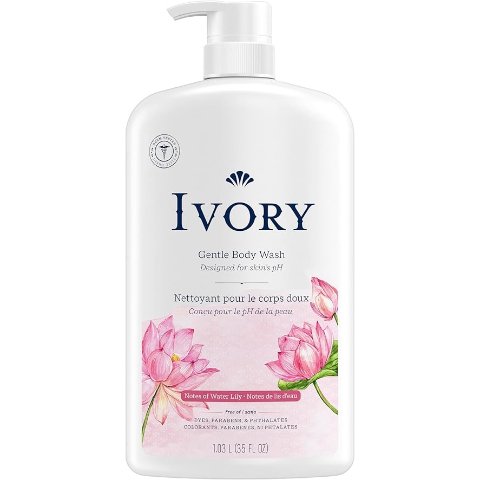 Ivory 亲柔沐浴露 水百合香 1.03L