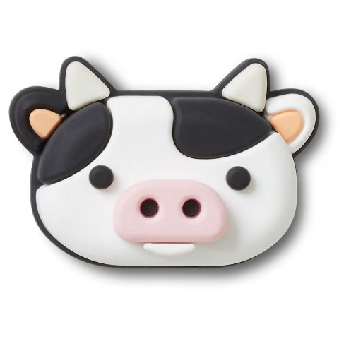 Crocs3D Cow Face Decor
