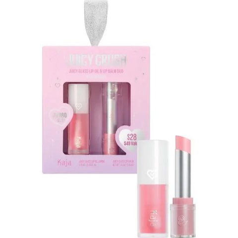 KajaJuicy Crush Lip Oil & Lip Balm Set