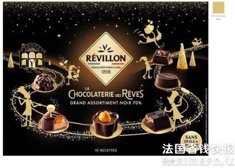Révillon 礼盒装黑巧 409g