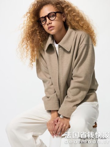 UniqloUNIQLO 女士天鹅绒外套