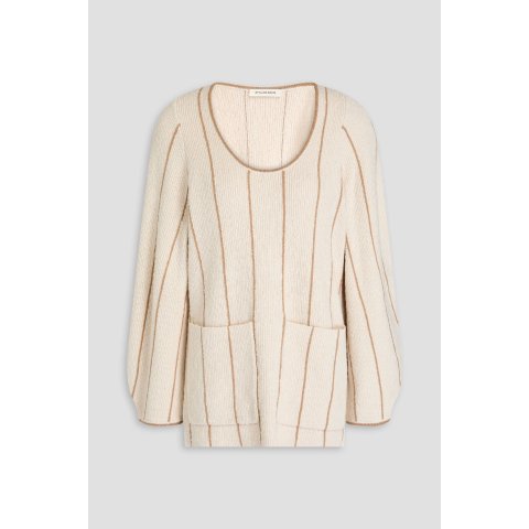 By malene birger Zoita 条纹毛圈针织衫