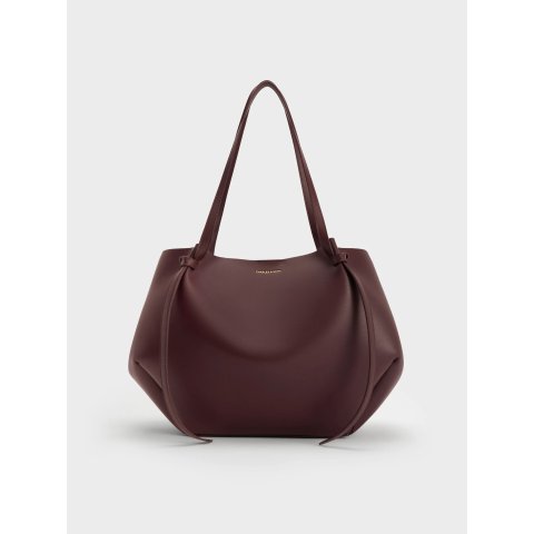 Charles & KeithCalla XL Tote Bag Wineberry Red