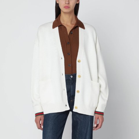 Ivory 羊毛羊绒开衫