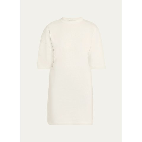 BalenciagaShort-Sleeve Mini T-Shirt Dress
