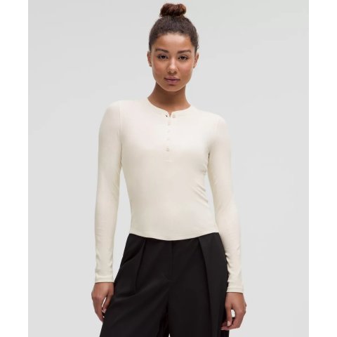 LululemonHold Tight 长袖Henley上衣