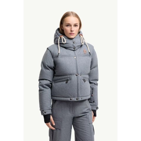 MonclerYintab Hooded Wool Down Ski Jacket