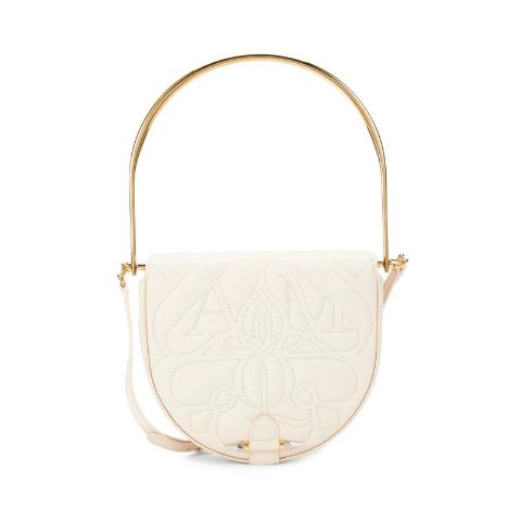 McQueenLeather Crossbody Bag Small Size