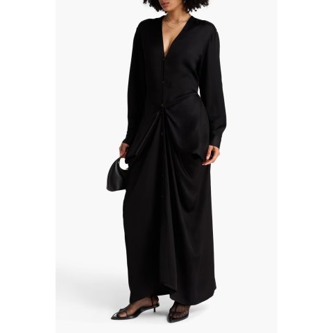 TotemeSatin 缎面长裙 聚拢设计