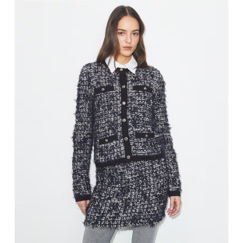 Tory BurchKendra Tweed Cardigan