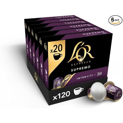 L OR Supremo 咖啡胶囊 120颗