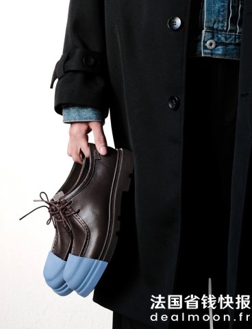 Camper超帅的换头鞋！相似款@文天赐VaneJUNCTION 低帮休闲鞋 酒红色