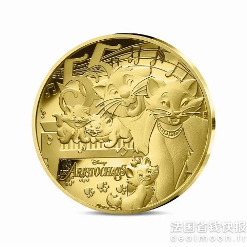 《猫儿历险记》精制金币