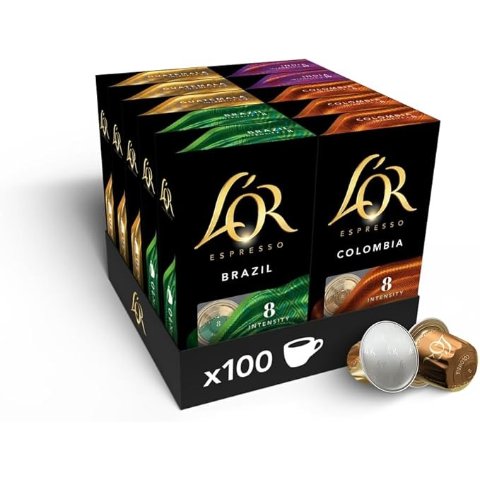 L OR 混合风味咖啡胶囊 100颗