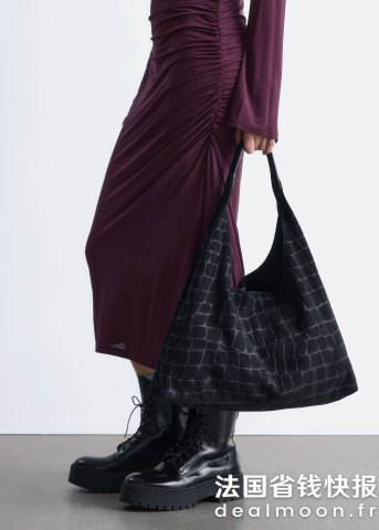 Croco 麂皮托特包