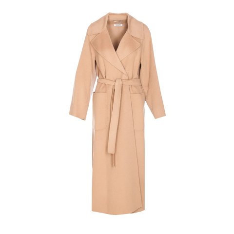  S MAX MARADoris Belted Long-Sleeved Coat