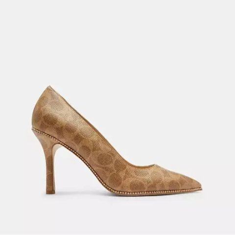 CoachSamantha Pump in Signature Canvas