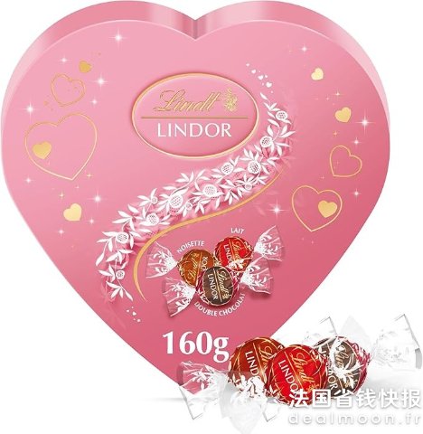 Lindt LINDOR 心形巧克力 160克
