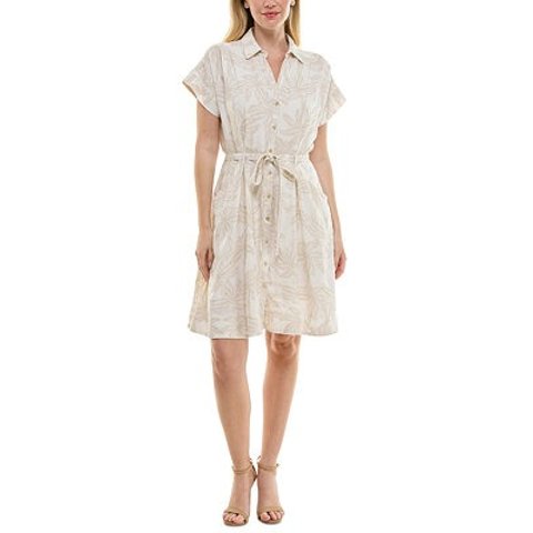 TaylorShort-Sleeve A-Line Dress