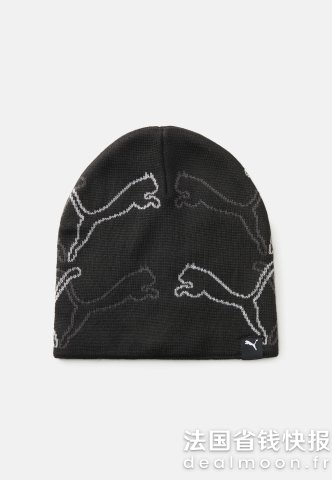 PumaCAT 低筒无翻边针织帽 黑色