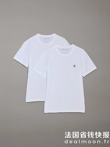 Calvin Klein棉质T恤 2件装
