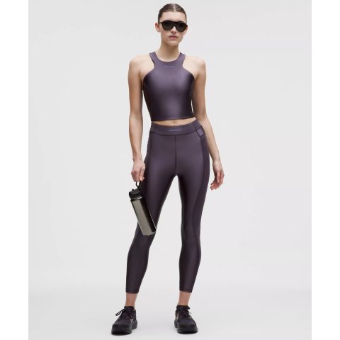 Satin Shine 高腰紧身裤 25英寸